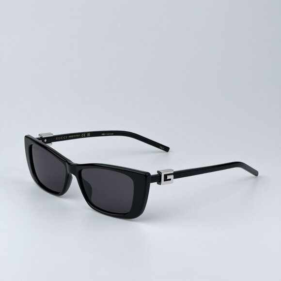 Gucci Women BRAND NEW Sunglasses Black Grey Cat Eye GG1681S 001 main image 11